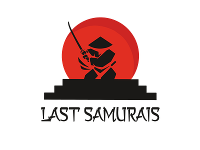 Last Samurais design font design illustration japan katana logo logo design logodesign procreate samurai style