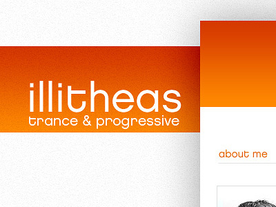illitheas.de gradient logo noise orange