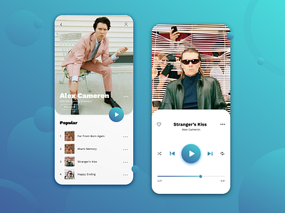 Daily UI #09 - Music Player app art direction daily ui dailyui dailyui009 design music musicplayer ui ui ux ui design ux design