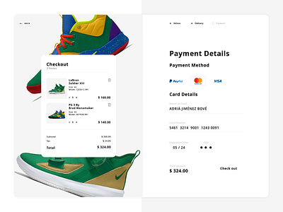 Daily UI #02 - Payment Method art direction dailyui dailyui002 ui ux ui design ux design