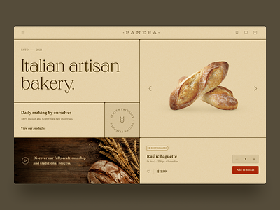 Artisan Bakery - Grid Website