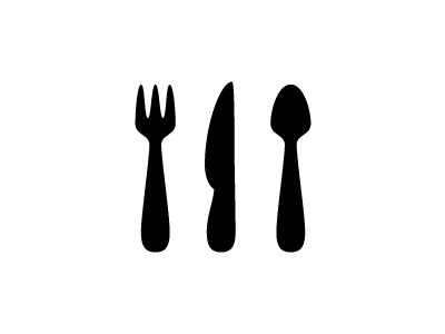Cutlery cutlery fork icons knife spoon