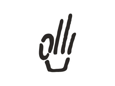 Olli black white logos ok typography