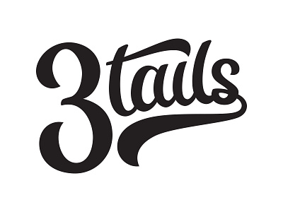 3tails Logo lettering logo wordmark