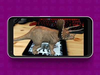 AR Dinosaur Flashcard - Demo 2 ar augmented reality education flashcards unity unity 3d vuforia