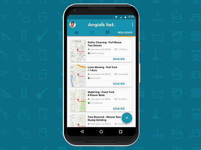 Angie's List Pro App - New Leads