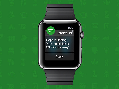 Wearable Notifications / Chat apple watch ui design ux design wearable