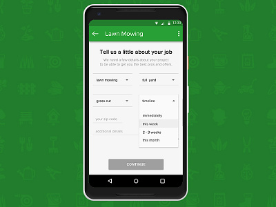 Job Details User Flow mobile design ui design ux design