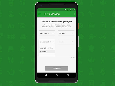 Job Details User Flow mobile design ui design ux design