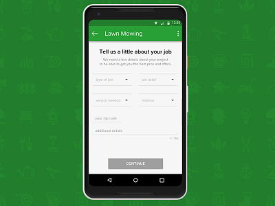 Job Details User Flow mobile design ui design ux design