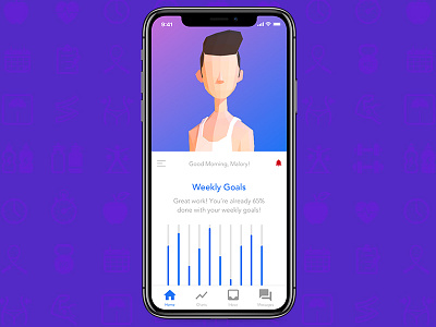 AR Health Avatar ar augmented reality mobile design ui design ux design