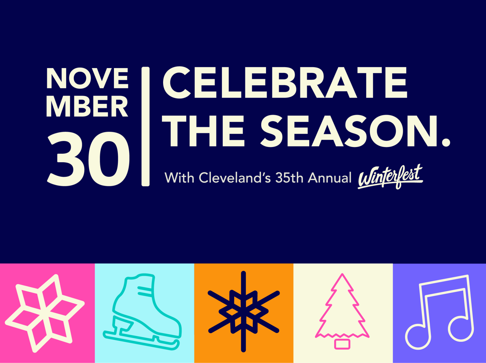 Cleveland Winterfest Environmental Design by Lauren Zawie on Dribbble