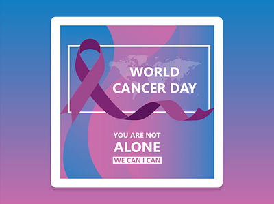 World Cancer Day Mailer adobe adobexd design illustrator mailer mailer design