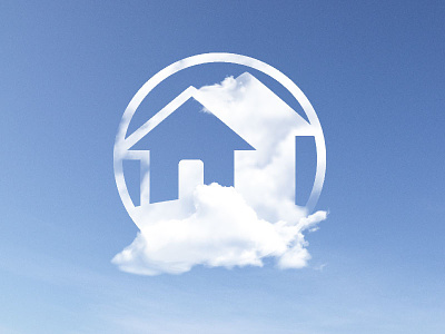 Team Gaffney Clouds blue cloud clouds digital house logo sky