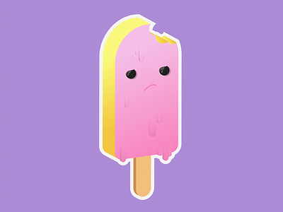 Ice cream character graphic design ice cream illustration illustrator