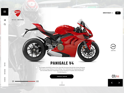 Motorbike concept UI Design branding photoshop ui design uiux webdesign