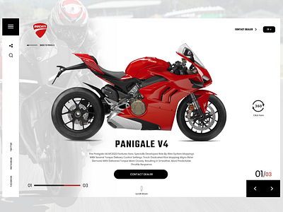 Motorbike  concept UI Design