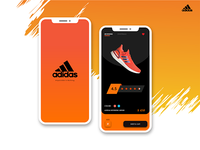 Adidas  mobile UI Design  CONCEPT