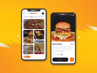 Food UI app - Concept