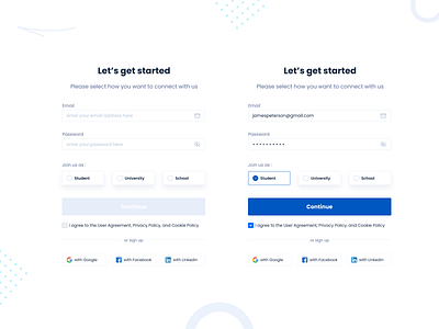 SSO - design for an educational platform by Avon John Pereira on Dribbble