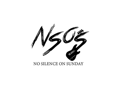 NSOS Band Logo branding design logo typography
