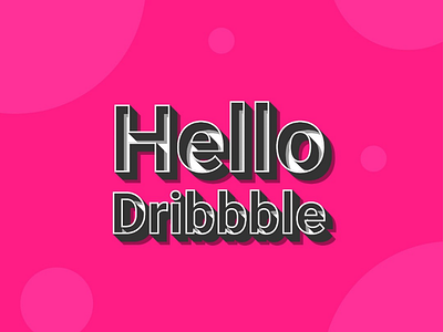 Hello Dribbble hello dribbble player