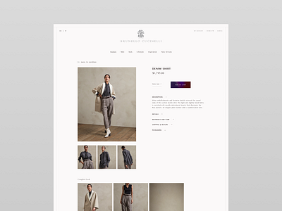 beweging Mm Intrekking Brunello Cucinelli designs, themes, templates and downloadable graphic  elements on Dribbble