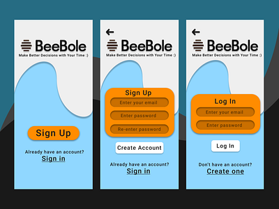 Beebole (Concept App) app branding design figma icon minimal typography ui ux web website