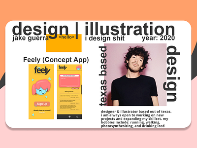 Landing Page Personal Site branding design figma logo minimal typography ui ux web webflow website