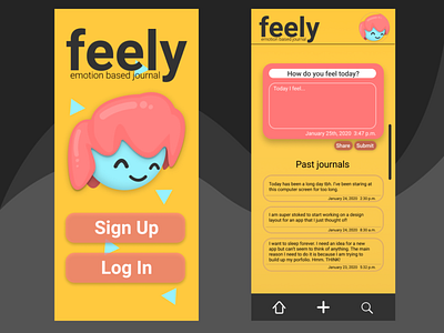 Feely Emotional Journal (Concept App)