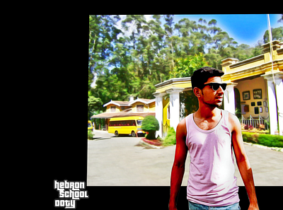 Hebron School Ooty art grand theft auto photoshop