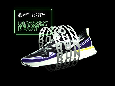 Nike Odyssey React Motion after effects animated animation janis rozenfelds motion motion graphic nike