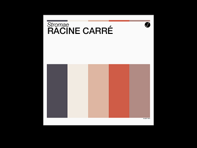 Racine carré concept cover artwork cover design helvectica neue helvetica stromae