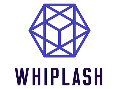 Whiplash Logo branding flat icon illustration logo
