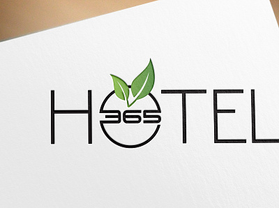 365 Hotel Logo brand branding design graphic design logo logo design
