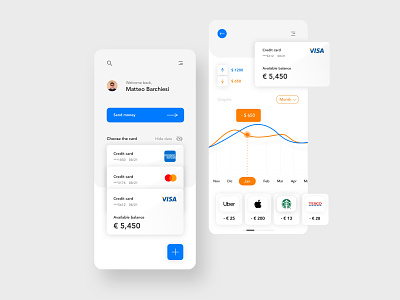 Home Bank App design