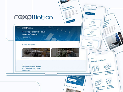 Nexomatica - Brand Identity & UX/UI Design