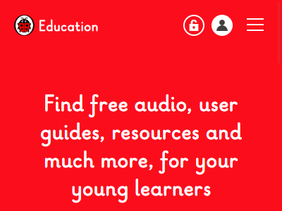 Ladybird Education website redesign (mobile)