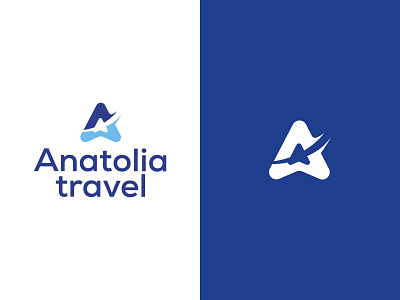 Anatolia travel creative design icon logotype vector