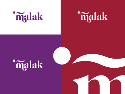 Malak - Tantric massage branding creative design logo logotype