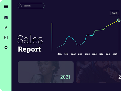 Simple Sale report dashboard design figma ui ux web