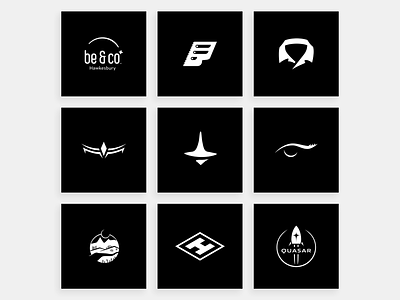 Logo collection I black and white branding graphic designer icons identity logo logo inspiration logos unique