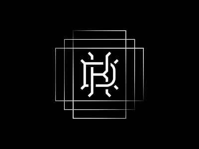 Personal logo concept #2 black and white brand brand design branding letter mark letterform logo logo design minimal monogram