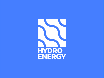 Hydro Energy Logo blue brand brand design branding icon identity logo logo design logo designer logo of the day
