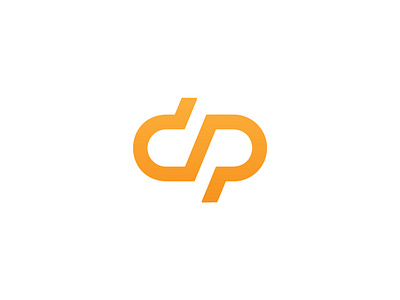 DP is a monogram logo designed just by two letters!