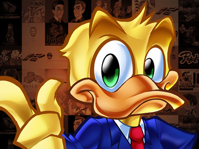 Webquacker animal duck lanotdesign mascot webquacker
