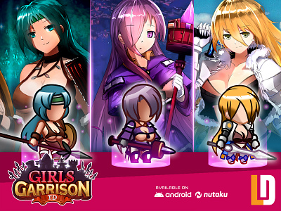 Girls Garrison gameart gamedesign gamedeveloper gamedevelopment girlsgarrison lanotdesign