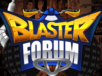 Blaster Forums Logo Design blasterforum harvey lanot lanotdesign logo