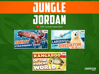 Jungle Jordan YT Thumbnail graphicdesign junglejordan lanotdesign thumbnail youtube thumbnail