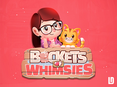 Bucket of Whimsies branding lanotdesign logo mascot mascotdesign philippines